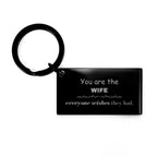 Wife Keychain, Everyone wishes they had, Inspirational Keychain For Wife, Wife Gifts, Birthday Christmas Unique Gifts For Wife